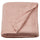 LEN blanket, pink/knitted, 70x90 cm