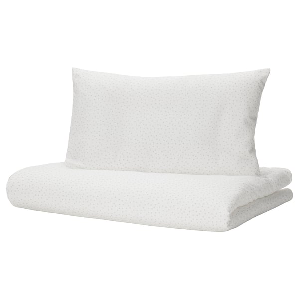 LEN duvet cover 1 pillowcase for cot, 110x125/35x55 cm
