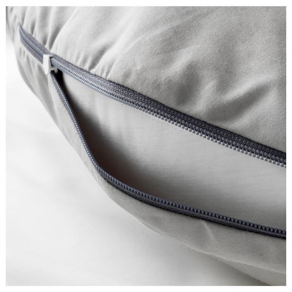 LEN nursing pillow, grey, 60x50x18 cm