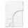 LEN fitted sheet for cot, white/jersey, 60x120 cm