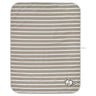 LEN babycare mat, white beige/stripe pattern, 90x70 cm