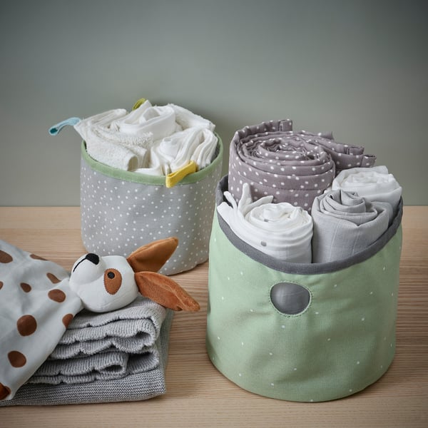 LEN box set of 2, green/light grey