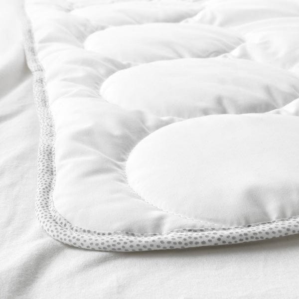 Ikea LENAST - Duvet for cot, white/grey, 110x125 cm