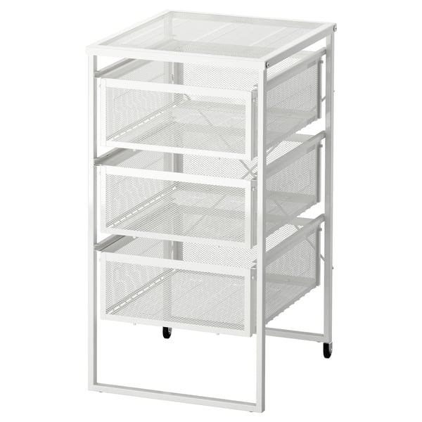LENNART drawer unit, white, 30x56x33 cm