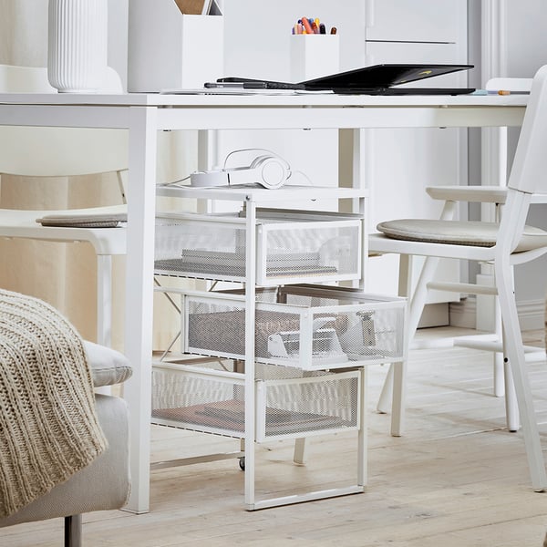 LENNART drawer unit, white, 30x56x34 cm