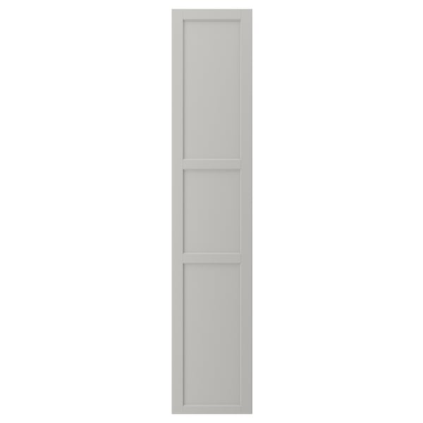LERHYTTAN door, light grey, 40x200 cm