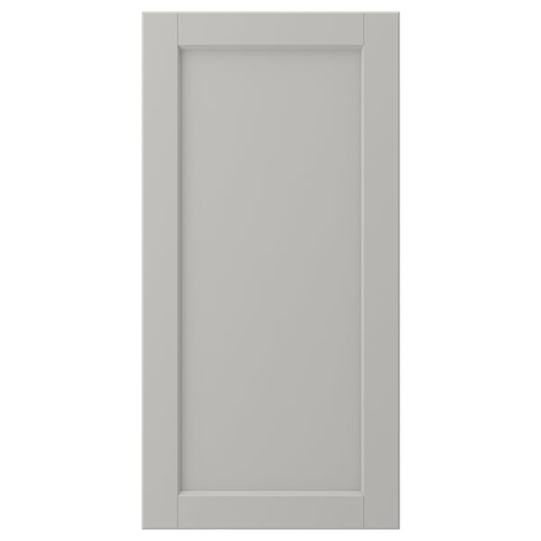LERHYTTAN - LERHYTTAN Door, light grey, 40x80 cm