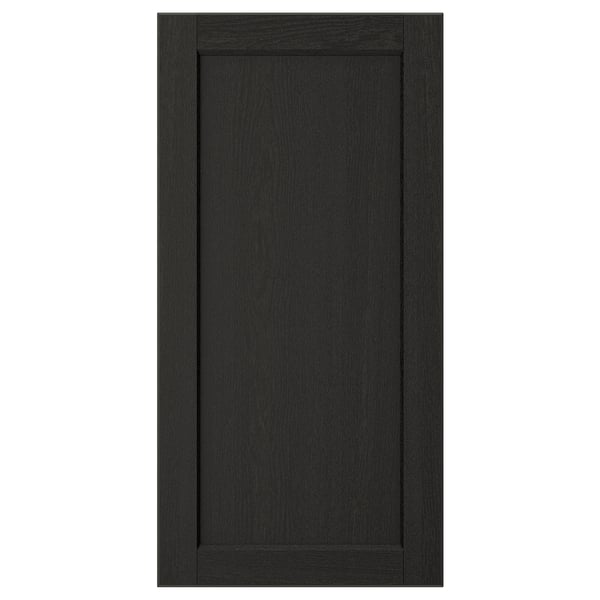 LERHYTTAN - LERHYTTAN Door, black stained, 40x80 cm