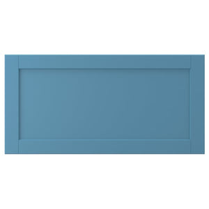 LERHYTTAN drawer front, blue, 80x40 cm