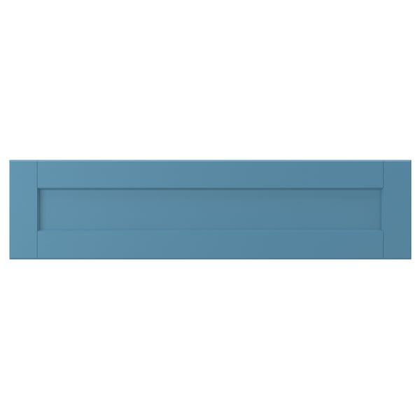 LERHYTTAN drawer front, blue, 80x20 cm