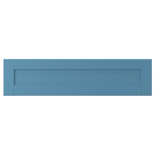 LERHYTTAN drawer front, blue, 80x20 cm