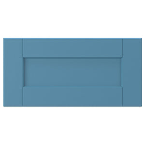 LERHYTTAN drawer front, blue, 40x20 cm