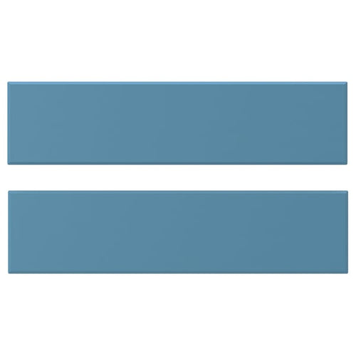 LERHYTTAN drawer front, blue, 40x9.7 cm, 2 pack