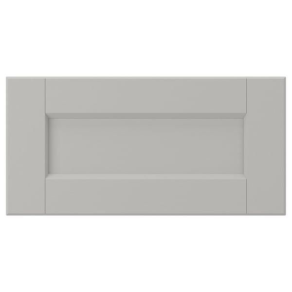 LERHYTTAN - Drawer front, light grey, 40x20 cm