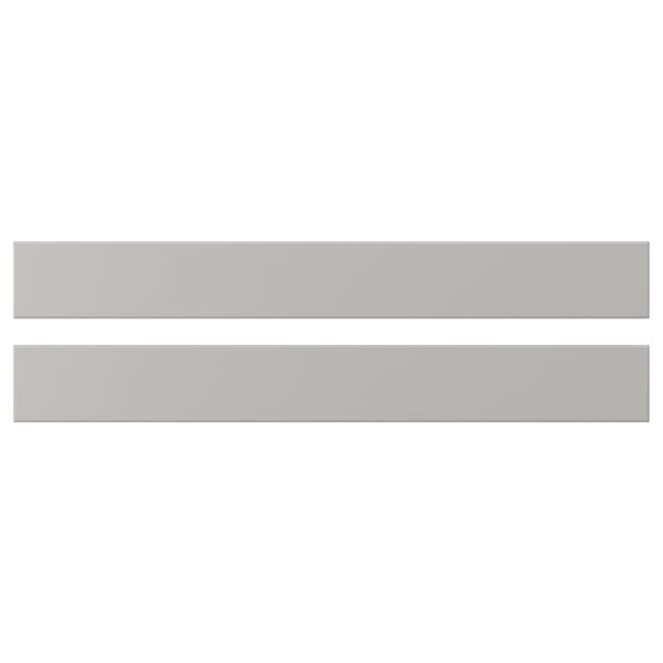 LERHYTTAN drawer front, light grey, 80x10 cm, 2 pack