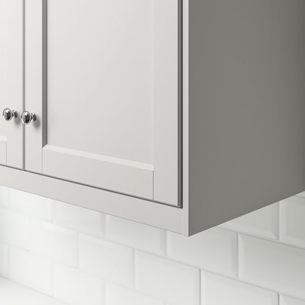 LERHYTTAN - LERHYTTAN Deco strip, contoured edge, light grey, 221 cm