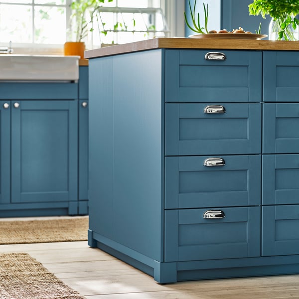 LERHYTTAN side cover, blue, 39x105 cm