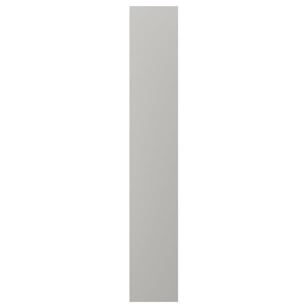 LERHYTTAN cover panel, light grey, 39x240 cm