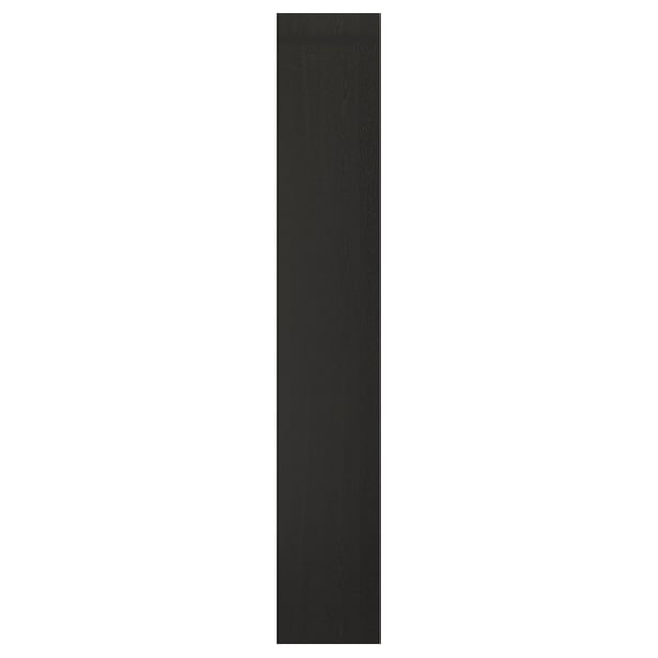 LERHYTTAN cover panel, black stained, 39x240 cm