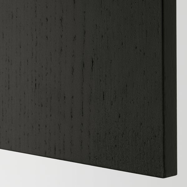 LERHYTTAN cover panel, black stained, 62x240 cm