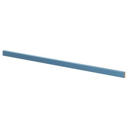 LERHYTTAN decorative plinth, blue, 220 cm