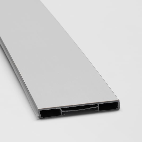 LERHYTTAN plinth, light grey, 220x8 cm