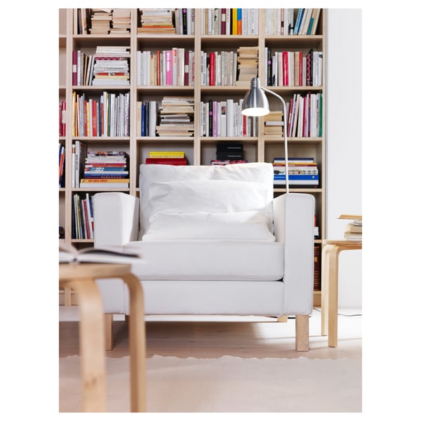 LERSTA floor/reading lamp, aluminium chrome effect, 15.5 cm