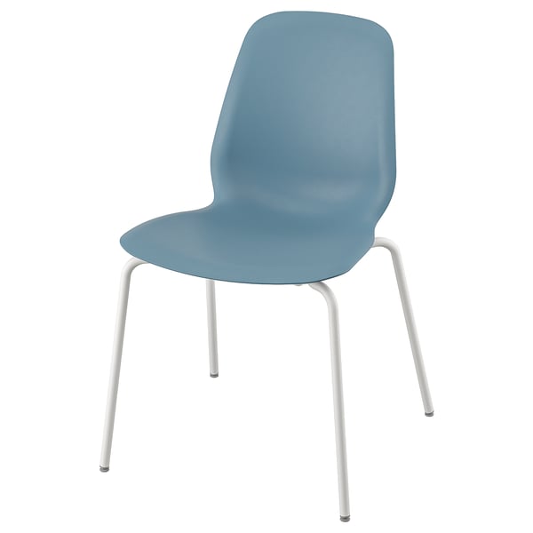 LIDÅS - LIDÅS Chair, blue/Sefast white