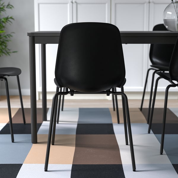 LIDÅS - LIDÅS Chair, black/Sefast black