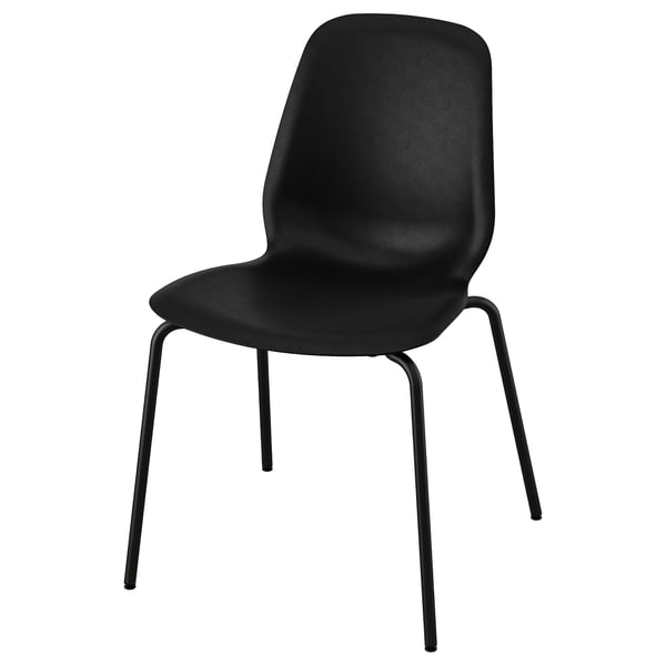LIDÅS - LIDÅS Chair, black/Sefast black
