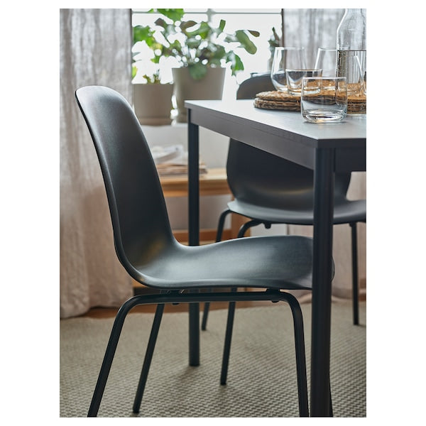 LIDÅS - Chair, black/Sefast black