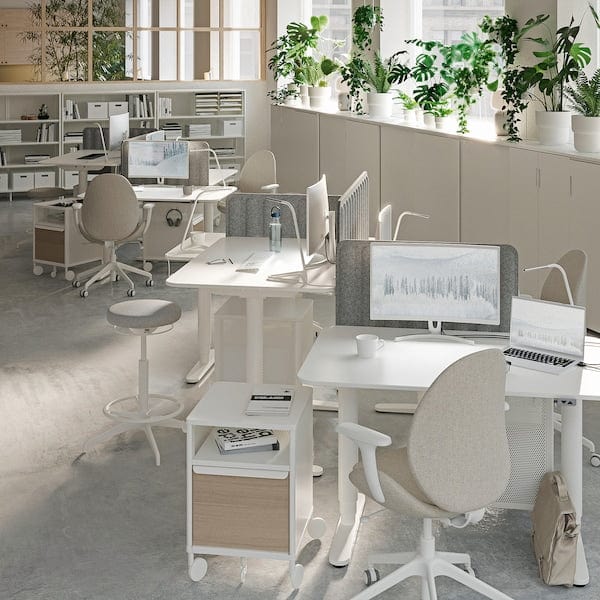 Ikea LIDKULLEN Stool for active seat - Gunnared beige ,