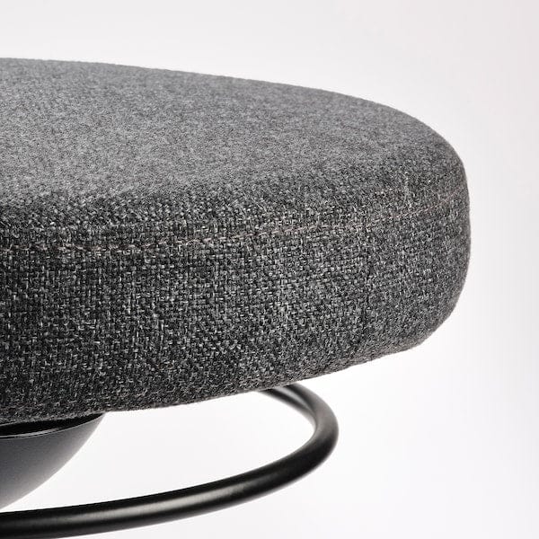 Ikea LIDKULLEN Stool for active seat - Gunnared dark grey ,