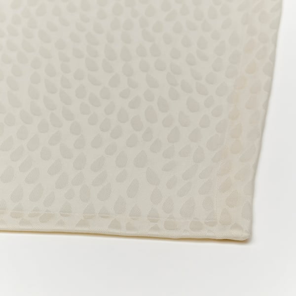 LIGUSTER tablecloth, patterned white, 145x240 cm