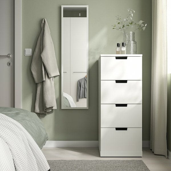 Ikea LILJETRÄD - Mirror, white,30x115 cm