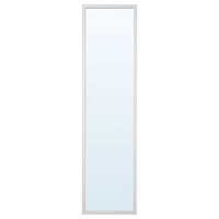 LILJETRÄD mirror, white, 30x115 cm