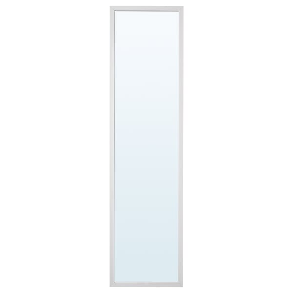 LILJETRÄD mirror, white, 30x115 cm