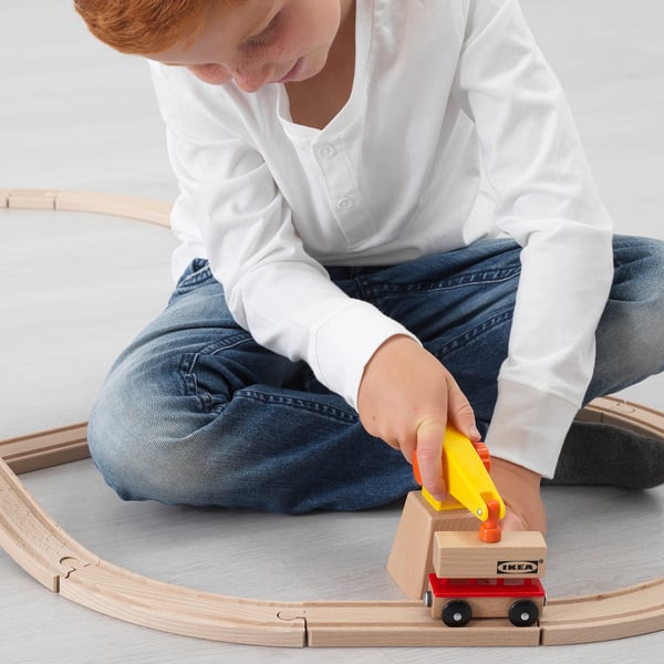 LILLABO - Crane and wagon set, 3 pieces , 3 pezzi