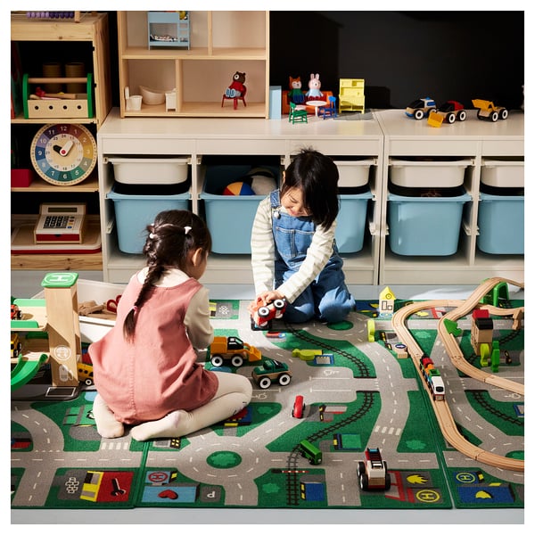 LILLABO carpet, green, 75x133 cm