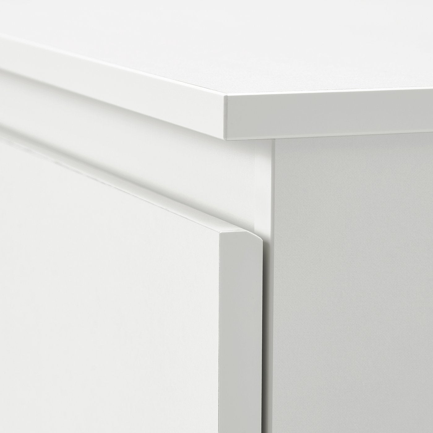 LILLBERGET chest of 3 drawers, white, 70x43x68 cm
