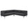 LILLEHEM - 4-seater sectional corner sofa, Gunnared dark gray/metal