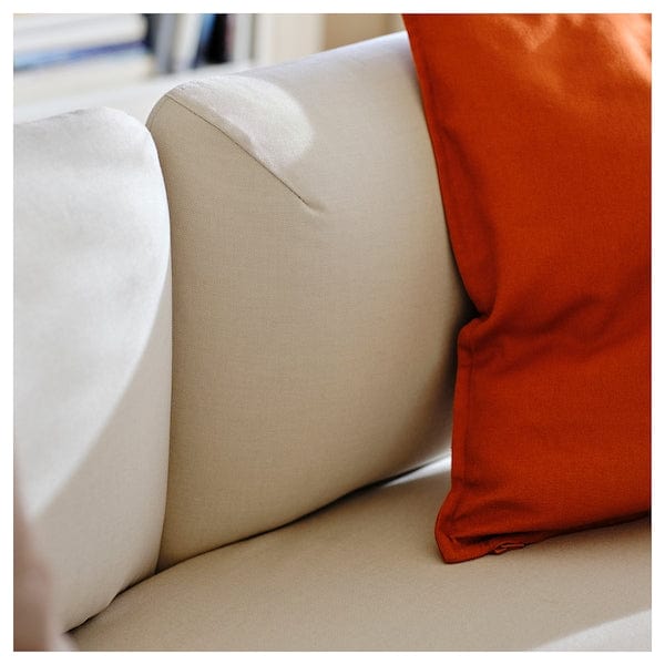 Ikea LILLEHEM - 3-seater comp sofa/chaise-longue, Vissle/beige metal
