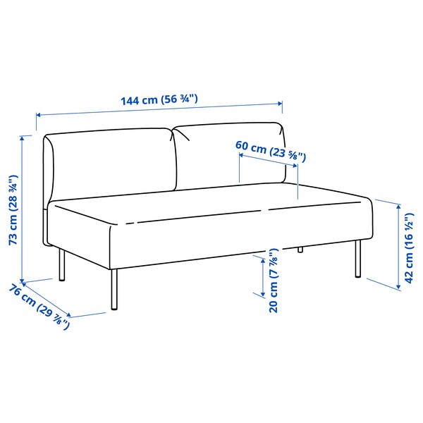 LILLEHEM - 5 seater sectional sofa/tablecloth, Gunnared/brown-red wood