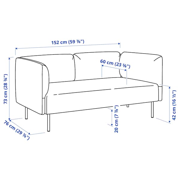 Ikea LILLEHEM - 5 seater sectional sofa/table, Vissle/beige wood