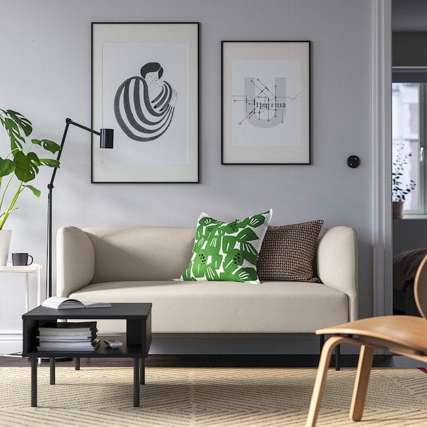 Ikea LILLEHEM - 2-seater sectional sofa, Vissle/beige metal