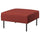 LILLEHEM - 1-seater element, Gunnared brown-red/metal