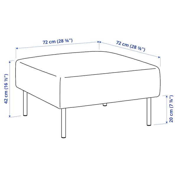 Ikea LILLEHEM - Elemento a 1 posto, Vissle/beige legno