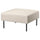 LILLEHEM - 1-seater element, Vissle/beige metal
