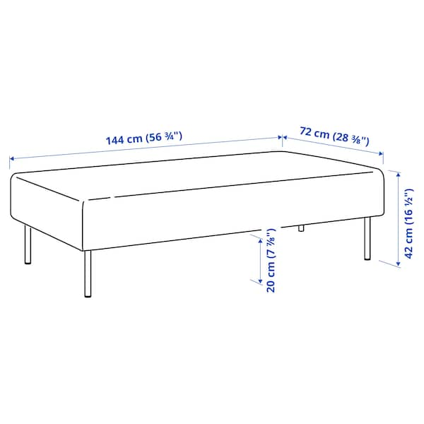 LILLEHEM - 2-seater element, Gunnared/dark grey wood