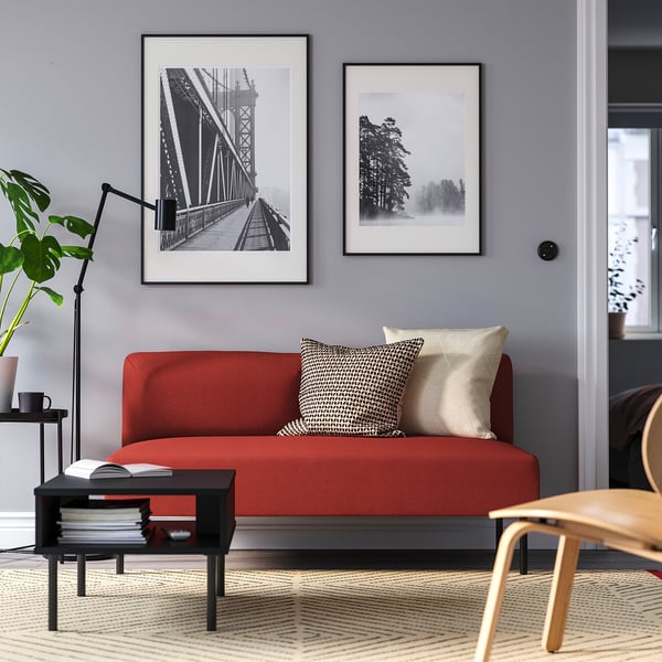 LILLEHEM - 2-seater element, Gunnared/brown-red metal